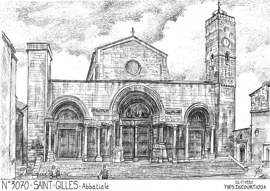 Cartes postales ST GILLES - abbatiale
