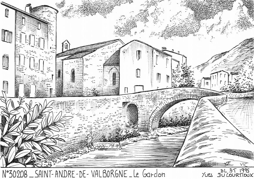 Souvenirs ST ANDRE DE VALBORGNE - le gardon