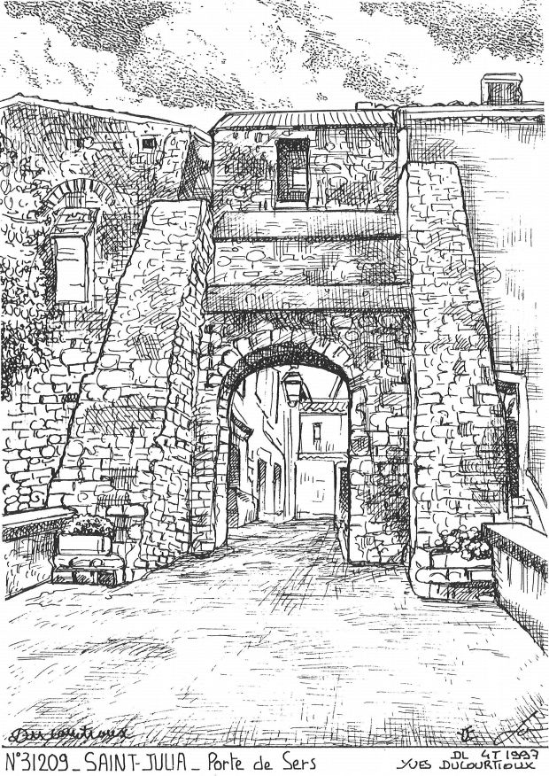 Cartes postales ST JULIA - porte de sers