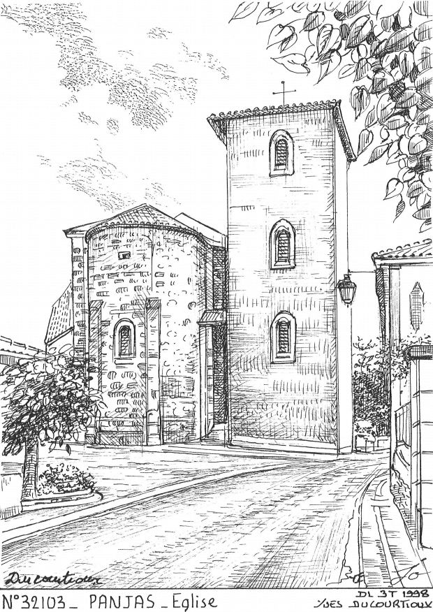 Cartes postales PANJAS - �glise