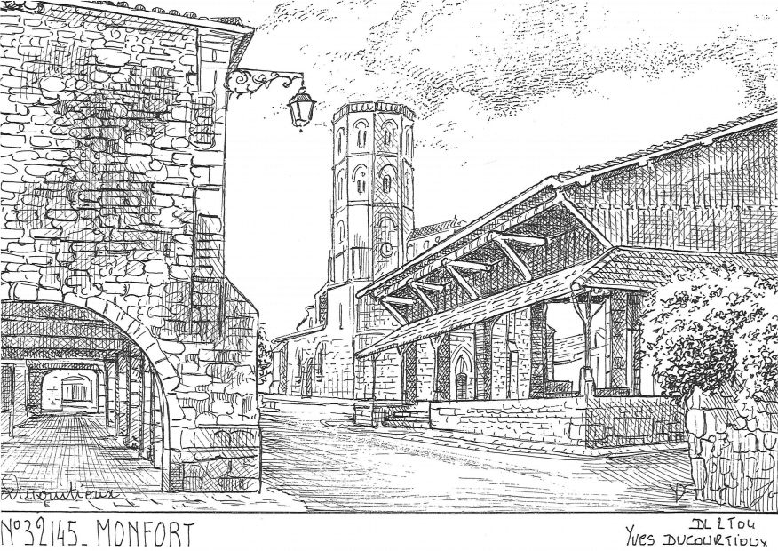 Cartes postales MONFORT - vue