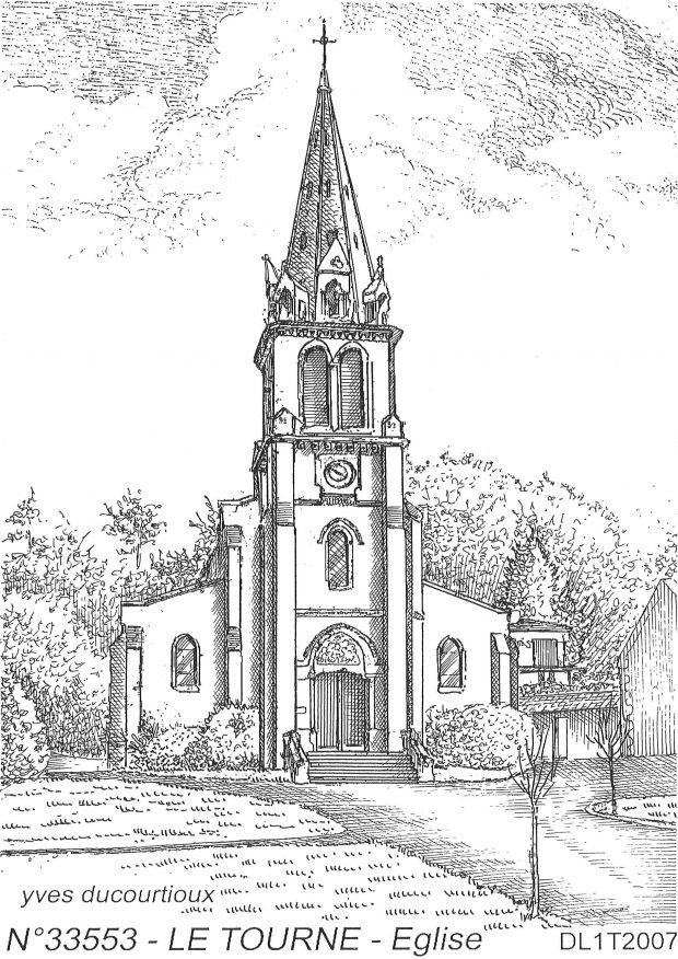 Cartes postales LE TOURNE - �glise