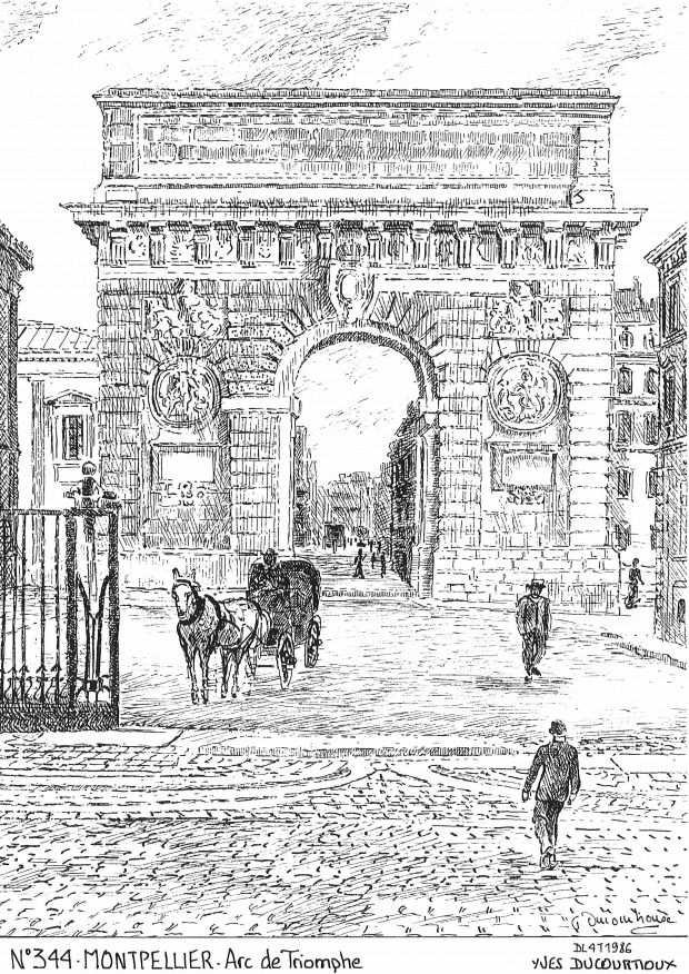 Souvenirs MONTPELLIER - arc de triomphe