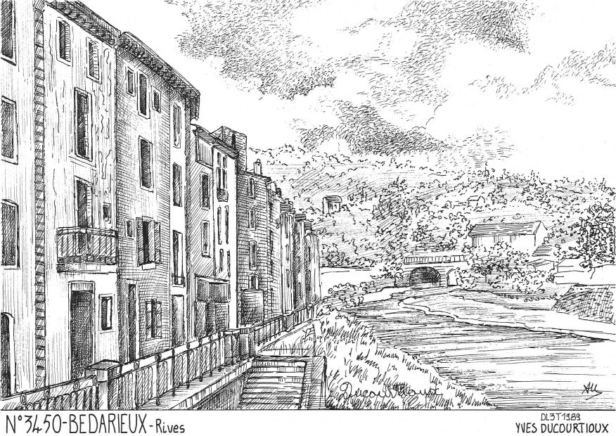 Cartes postales BEDARIEUX - rives