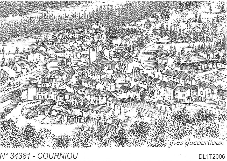 Cartes postales COURNIOU - vue