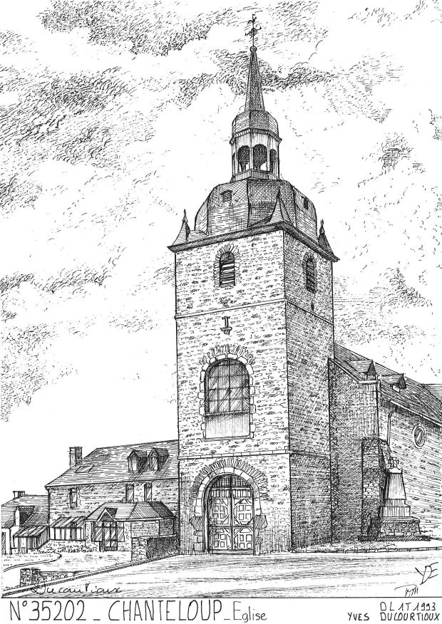 Cartes postales CHANTELOUP - �glise