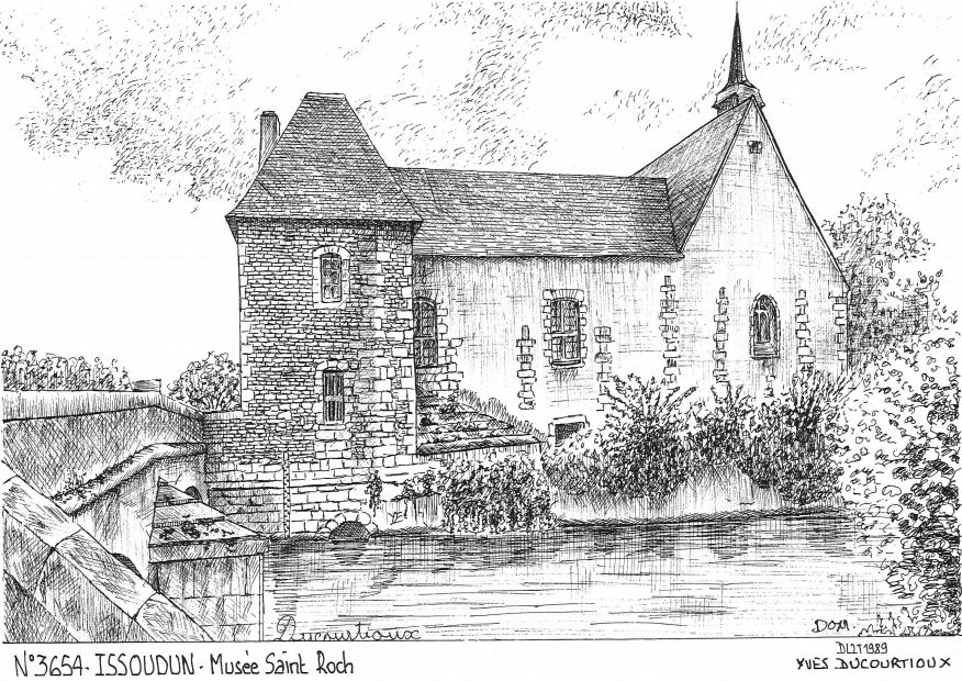 Cartes postales ISSOUDUN - muse st roch
