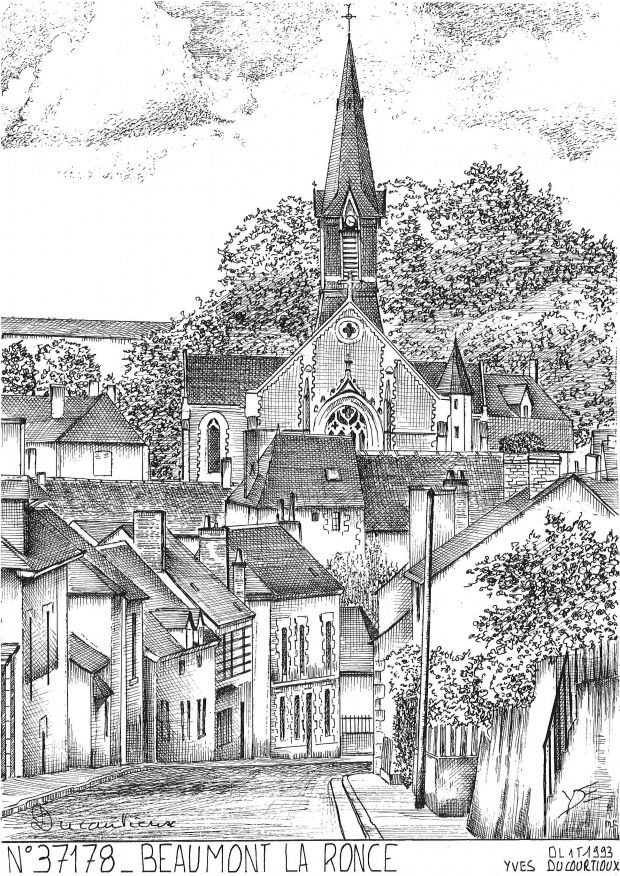 Cartes postales BEAUMONT LA RONCE - vue