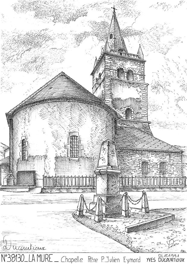 Cartes postales LA MURE - chapelle pre p julien eymard