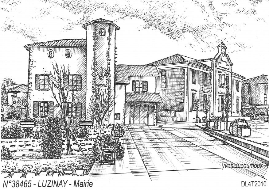 Cartes postales LUZINAY - mairie