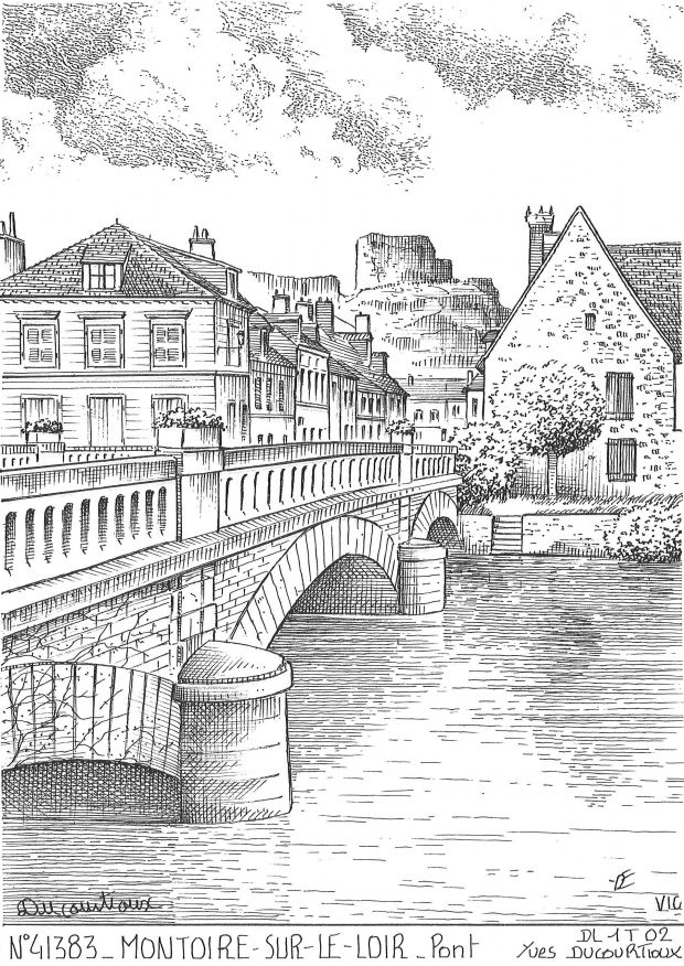 Souvenirs MONTOIRE SUR LE LOIR - pont