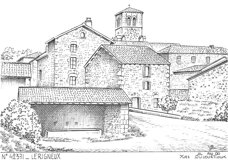 Cartes postales LERIGNEUX - vue