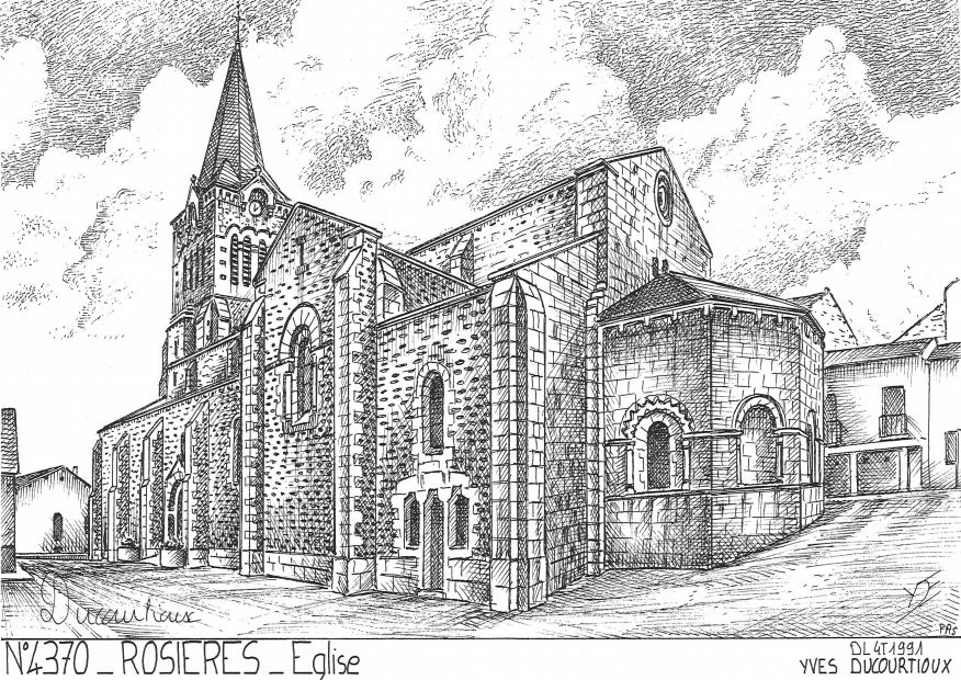 Cartes postales ROSIERES - �glise