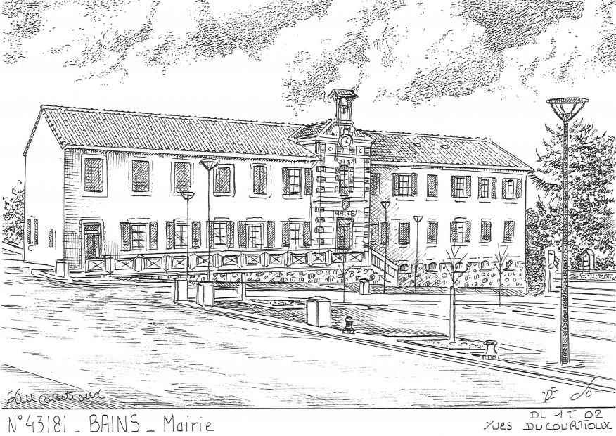 Souvenirs BAINS - mairie