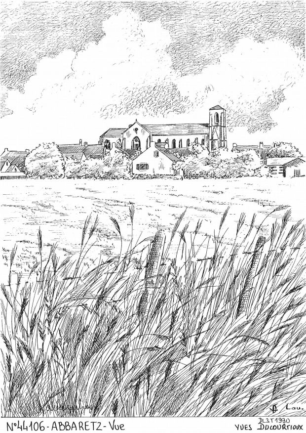 Cartes postales ABBARETZ - vue