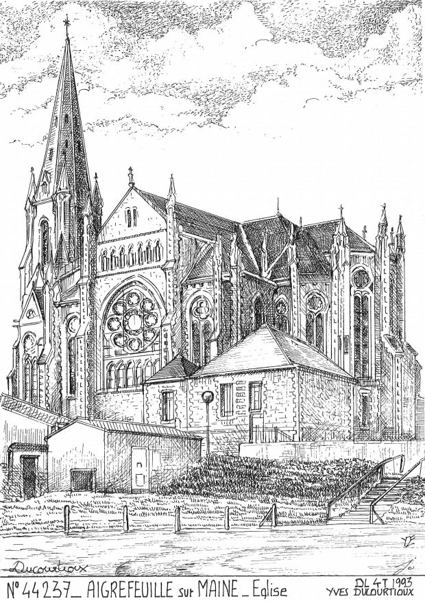 Cartes postales AIGREFEUILLE SUR MAINE - glise