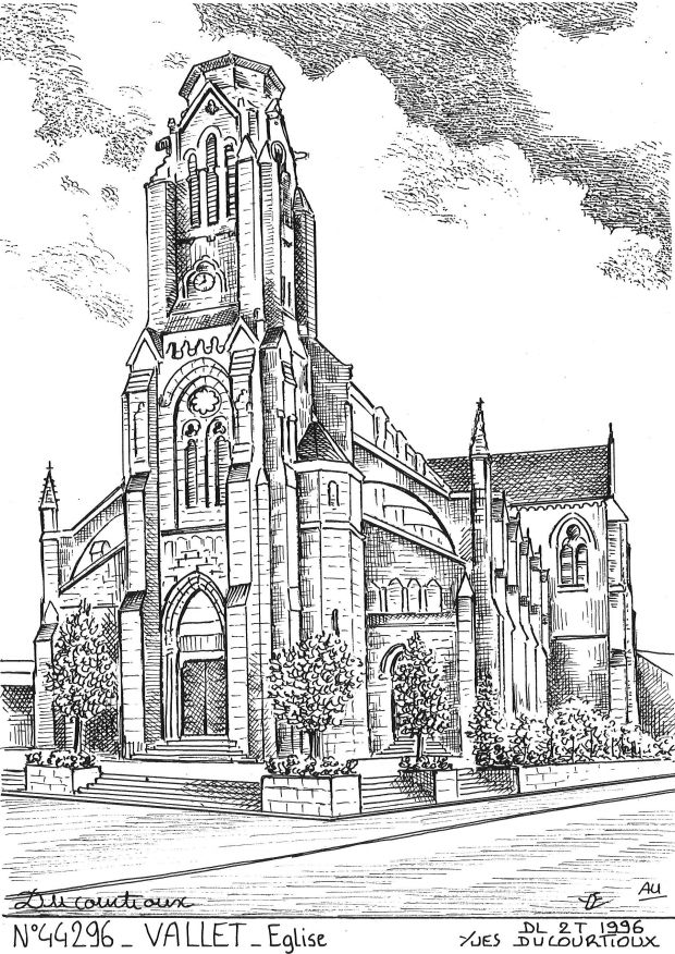Cartes postales VALLET - glise