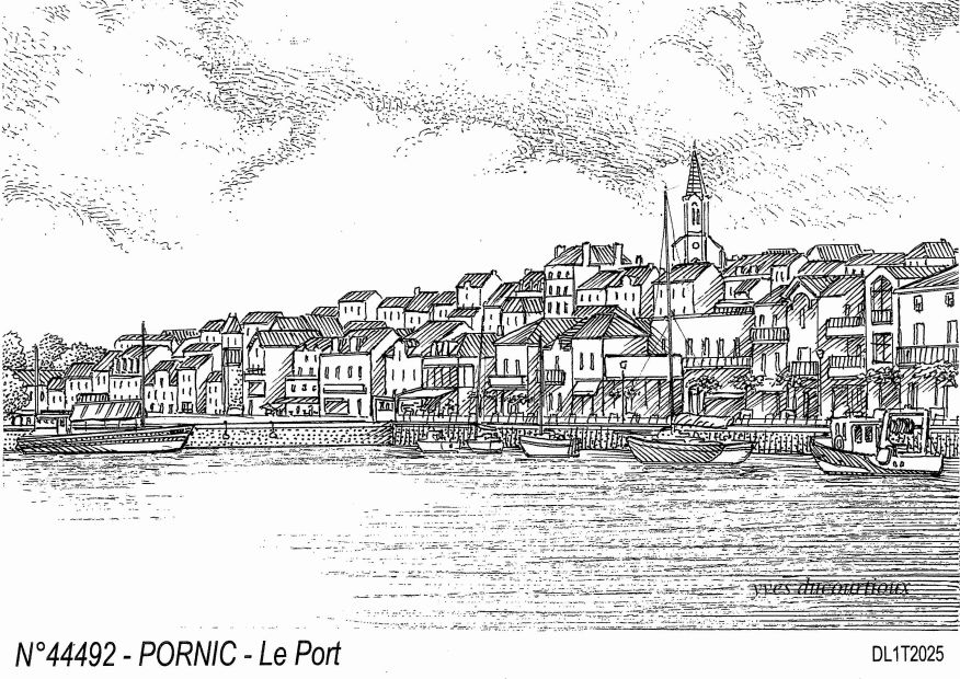 Cartes postales PORNIC - le port