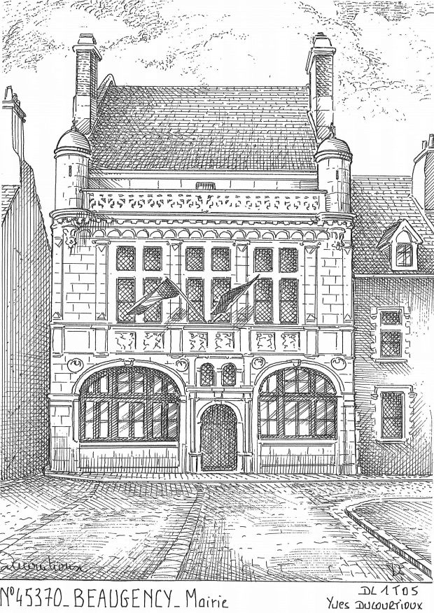 Souvenirs BEAUGENCY - mairie