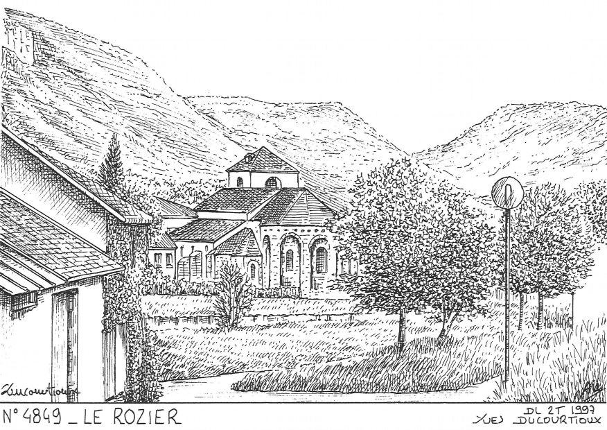 Cartes postales LE ROZIER - vue