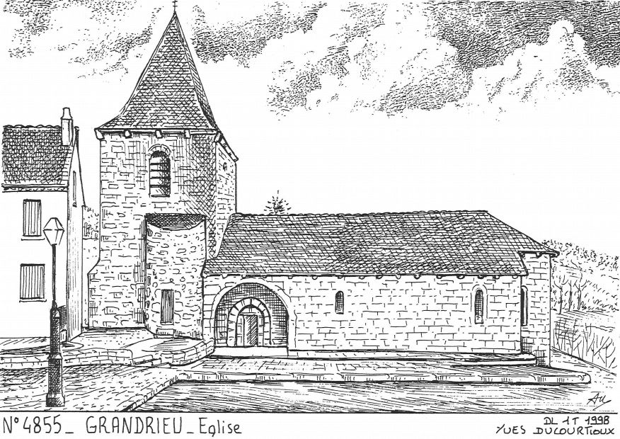 Cartes postales GRANDRIEU - glise