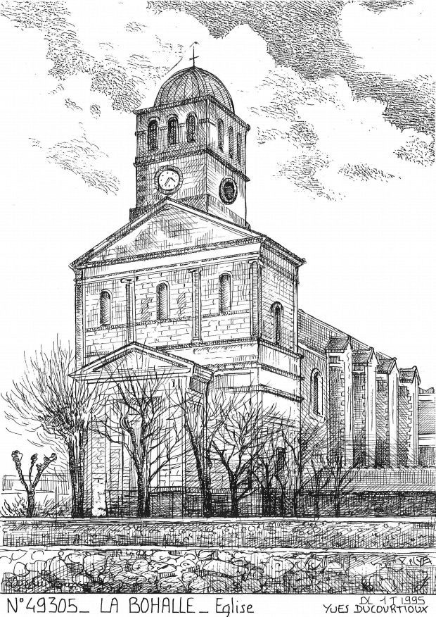 Cartes postales LA BOHALLE - glise