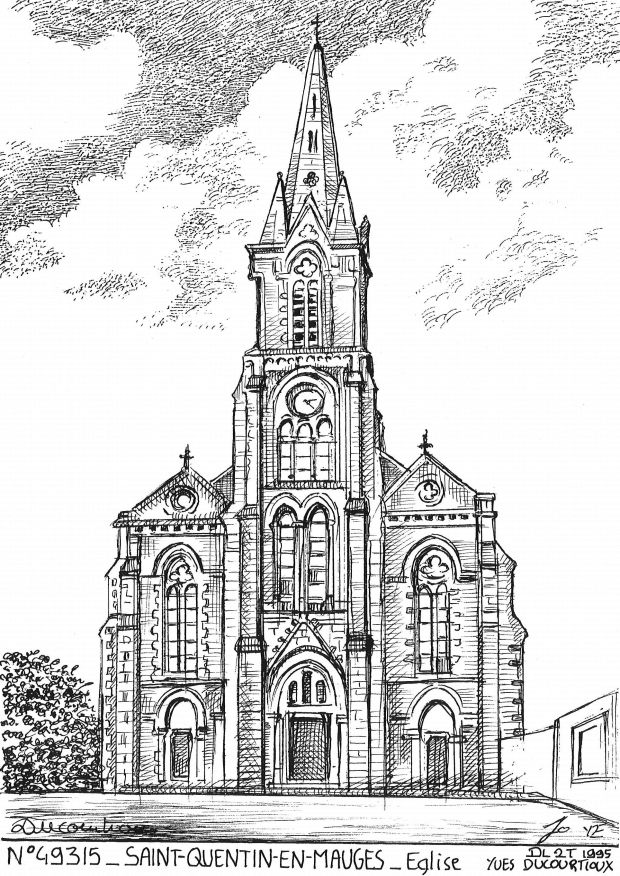 Souvenirs ST QUENTIN EN MAUGES - �glise