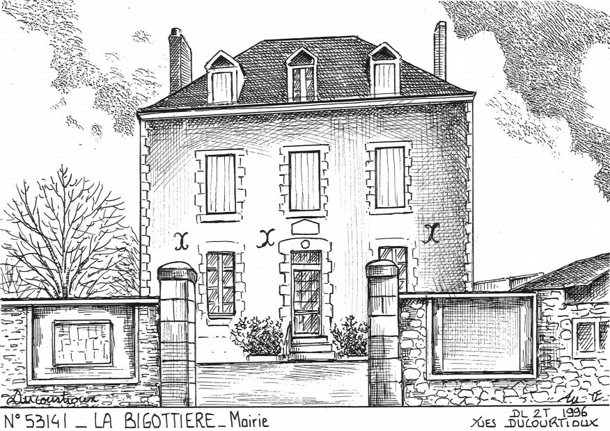 Cartes postales LA BIGOTTIERE - mairie