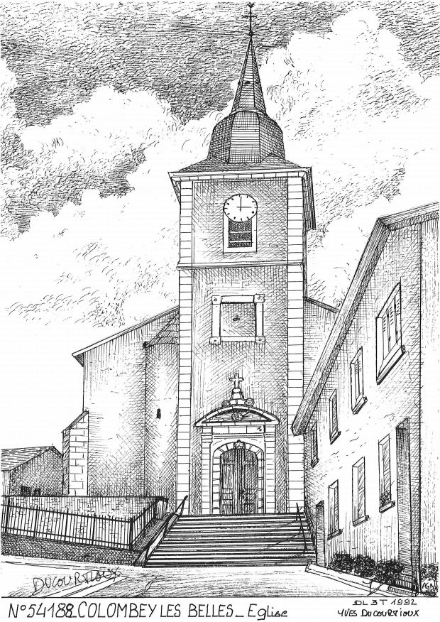 Cartes postales COLOMBEY LES BELLES - glise