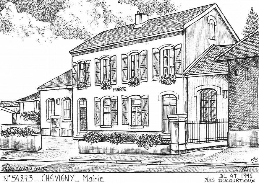 Cartes postales CHAVIGNY - mairie