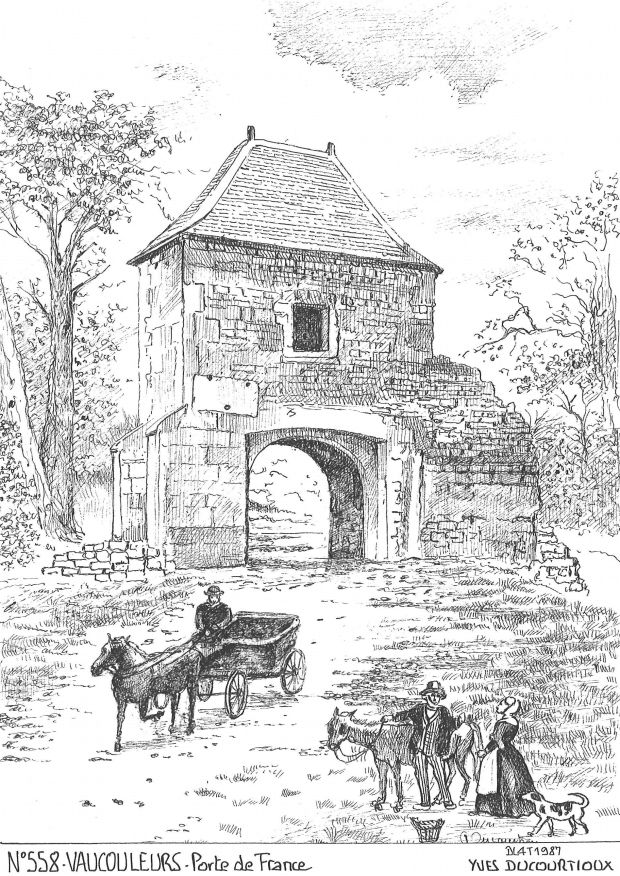 Cartes postales VAUCOULEURS - porte de france
