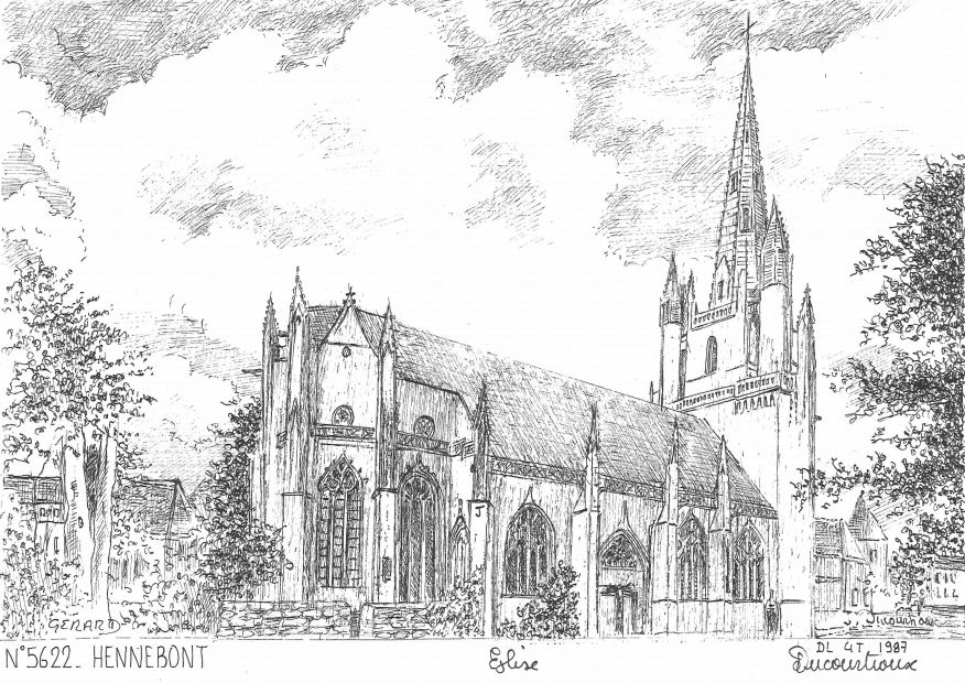 Cartes postales HENNEBONT - �glise
