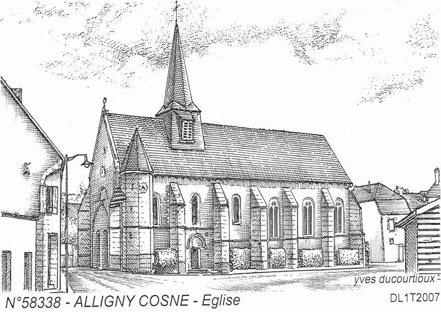 Cartes postales ALLIGNY COSNE - glise