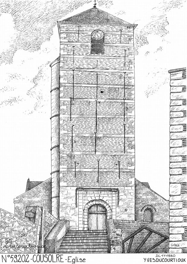 Cartes postales COUSOLRE - �glise