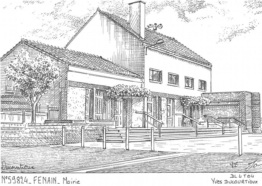 Souvenirs FENAIN - mairie