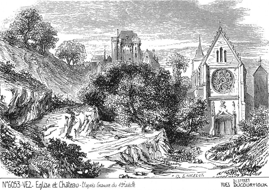 Souvenirs VEZ - �glise et ch�teau�