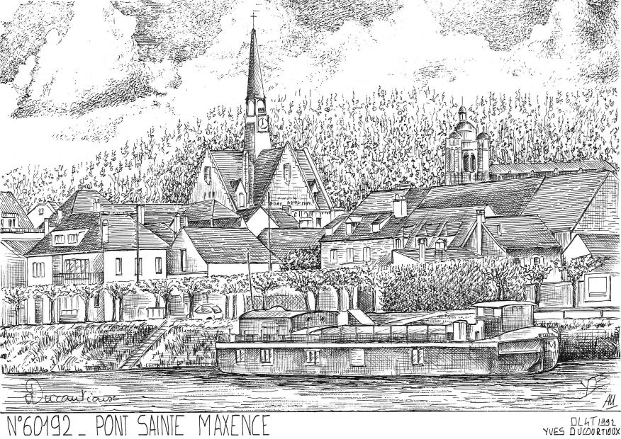 Souvenirs PONT STE MAXENCE - vue