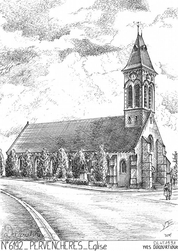 Souvenirs PERVENCHERES - �glise