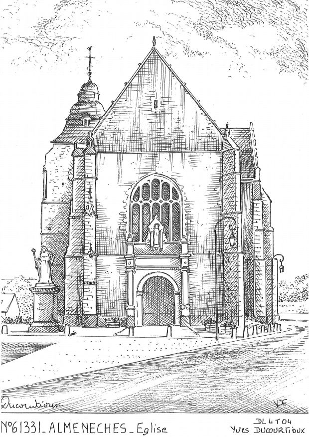 Cartes postales ALMENECHES - �glise