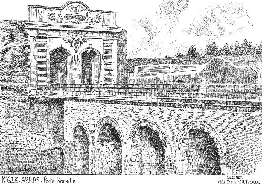 Cartes postales ARRAS - porte ronville