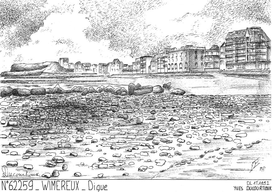 Cartes postales WIMEREUX - digue