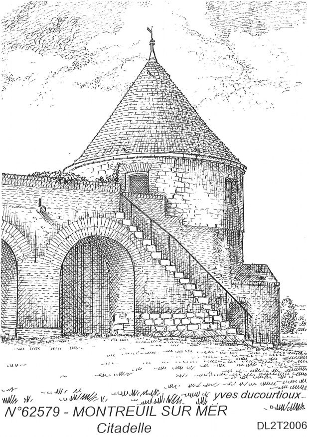 Cartes postales MONTREUIL SUR MER - citadelle