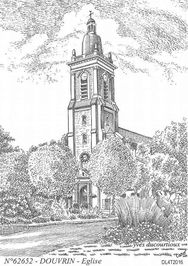 Cartes postales DOUVRIN - �glise