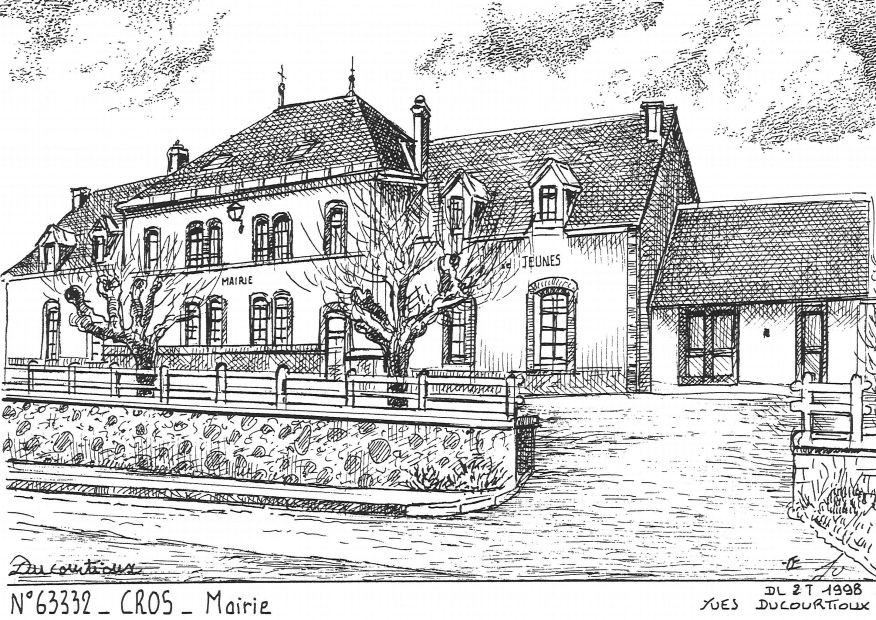 Cartes postales CROS - mairie