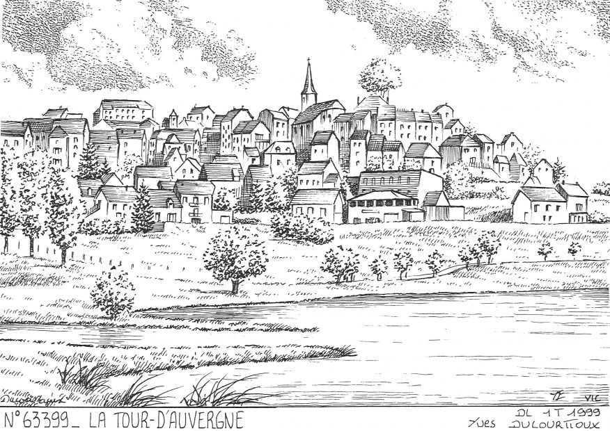 Souvenirs LA TOUR D AUVERGNE - vue