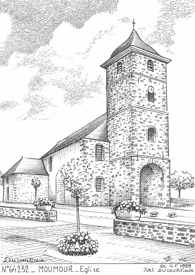 Cartes postales MOUMOUR - glise