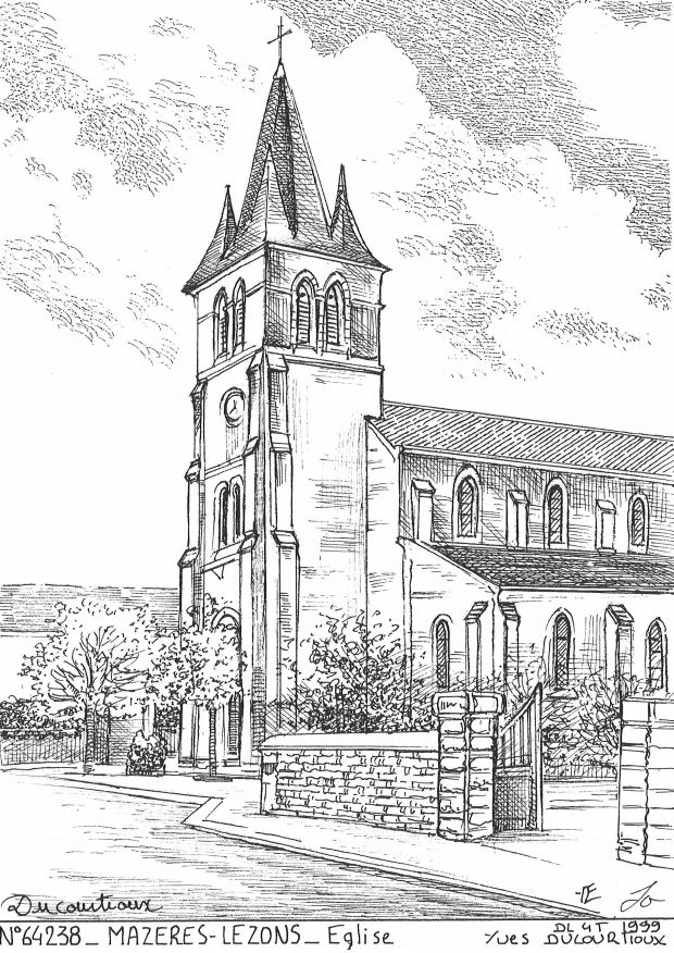 Souvenirs MAZERES LEZONS - �glise