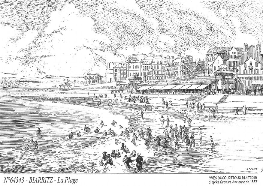 Souvenirs BIARRITZ - la plage