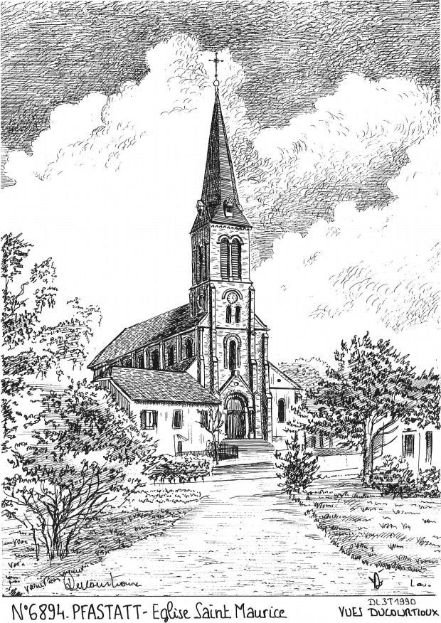 Cartes postales PFASTATT - �glise st maurice