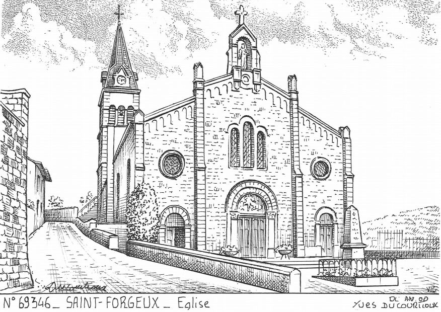 Souvenirs ST FORGEUX - glise